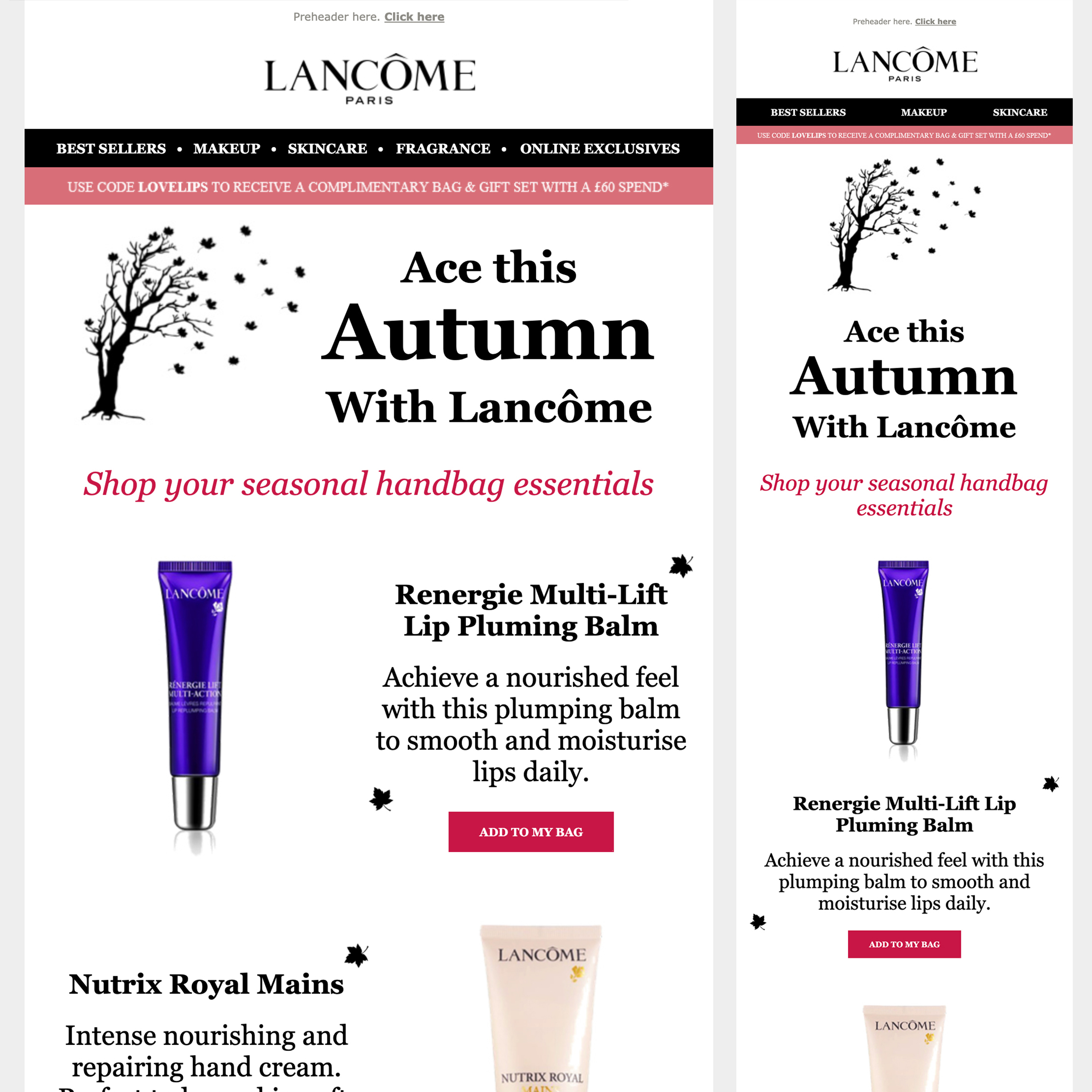 Lancome email